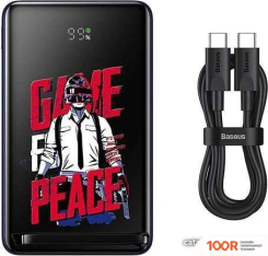 Внешний аккумулятор Baseus KICKSTAND MAGNETIC FAST WIRELES CHARGING 20W 10000MAH (СИНИЙ) (229129)