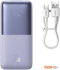 Внешний аккумулятор Baseus BIPOW PRO DIGITAL DISPLAY FAST CHARGE 20W OVERSEAS EDITION 10000MAH (ФИОЛЕТОВЫЙ) (229105)