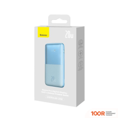 Внешний аккумулятор Baseus BIPOW PRO DIGITAL DISPLAY FAST CHARGE 20W OVERSEAS EDITION 10000MAH (БИРЮЗОВЫЙ) (229104)