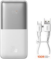 Внешний аккумулятор Baseus BIPOW PRO DIGITAL DISPLAY FAST CHARGE 20W 10000MAH (БЕЛЫЙ) (229099)