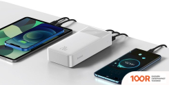 Внешний аккумулятор Baseus BIPOW DIGITAL DISPLAY PPDML-N02 30000MAH (БЕЛЫЙ) (229085)