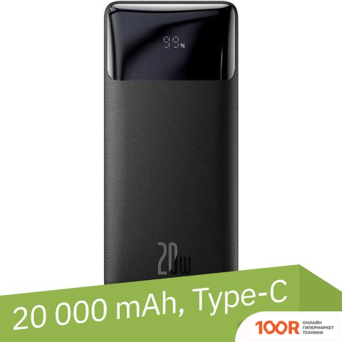 Внешний аккумулятор Baseus BIPOW DIGITAL DISPLAY PPDML-M01 20000MAH (ЧЕРНЫЙ) (229082)