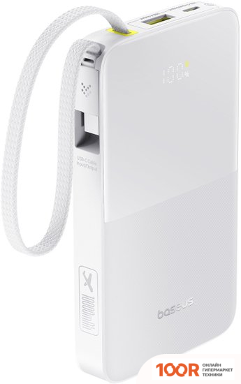 Внешний аккумулятор Baseus BIPOW 2 POWER BANK 10000MAH (БЕЛЫЙ) (229064)