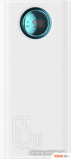 Внешний аккумулятор Baseus AMBLIGHT DIGITAL DISPLAY FAST CHARGE POWER BANK 65W 26800MAH (БЕЛЫЙ) (229059)