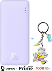 Внешний аккумулятор Baseus AIRPOW FAST CHARGE POWER BANK 20W 10000MAH (СИРЕНЕВЫЙ) (229048)