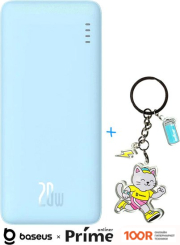 Внешний аккумулятор Baseus AIRPOW FAST CHARGE POWER BANK 20W 10000MAH (ГОЛУБОЙ) (229047)