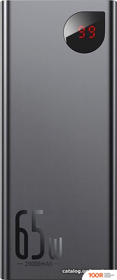 Внешний аккумулятор Baseus ADAMAN METAL DIGITAL DISPLAY PPIMDA-D01 20000MAH (ЧЕРНЫЙ) (229034)