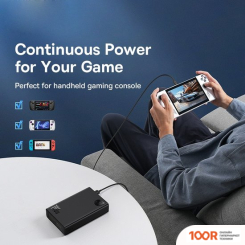 Внешний аккумулятор Baseus ADAMAN DIGITAL DISPLAY FAST CHARGE POWER BANK 140W 24000MAH (ЧЕРНЫЙ) (229026)