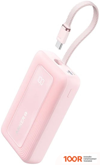 Внешний аккумулятор Anker ZOLO A1688 30W 10000MAH (РОЗОВЫЙ) (229001)