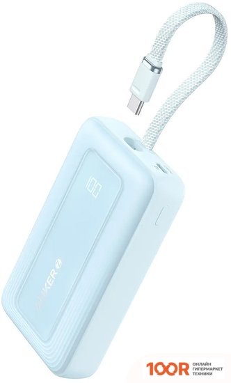 Внешний аккумулятор Anker ZOLO A1688 30W 10000MAH (ГОЛУБОЙ) (229000)
