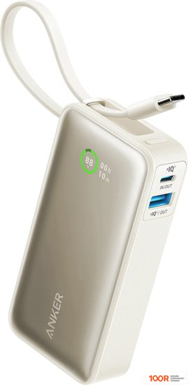 Внешний аккумулятор Anker NANO A1259 30W 10000MAH (БЕЖЕВЫЙ) (228973)