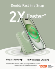 Внешний аккумулятор Anker MAGGO POWER BANK A1654 10000MAH (ЗЕЛЕНЫЙ) (228970)