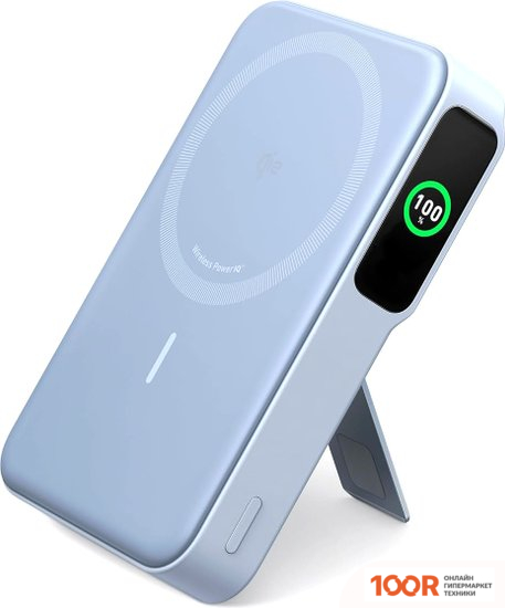 Внешний аккумулятор Anker MAGGO POWER BANK A1654 10000MAH (ГОЛУБОЙ) (228969)