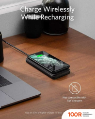 Внешний аккумулятор Anker 533 WIRELESS POWER BANK 10000MAH (ЧЕРНЫЙ) (228950)