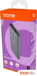 Внешний аккумулятор ACME PB15G 10000MAH (СЕРЫЙ КОСМОС) (228948)
