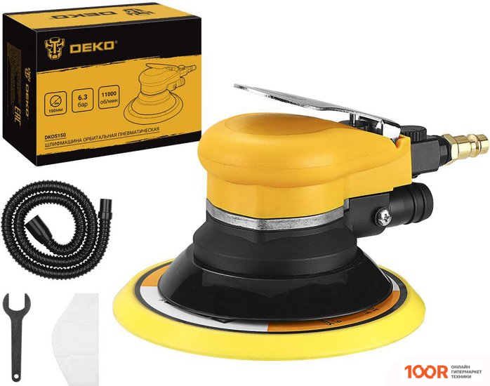 Пневмошлифмашина Deko DKOS150 063-4382 (228837)