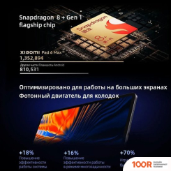 Планшет Xiaomi PAD 6 MAX 14 8GB/256GB КИТАЙСКАЯ ВЕРСИЯ (СЕРЫЙ) (228206)