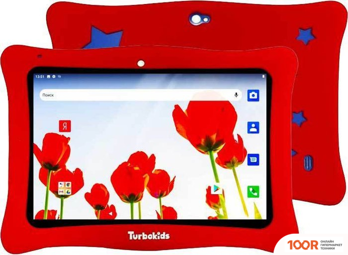 Планшет Turbopad TURBOKIDS STAR 2021 (КРАСНЫЙ/СИНИЙ) (228130)