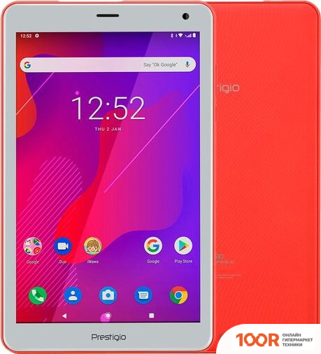 Планшет Prestigio Q PRO PMT4238_4G_D_RD (КОРАЛЛОВЫЙ) (227647)