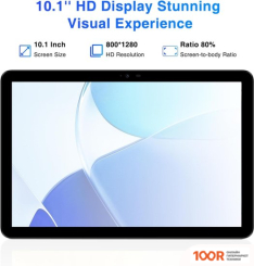 Планшет Doogee T10E 4GB/128GB LTE (СЕРЫЙ КОСМОС) (227032)