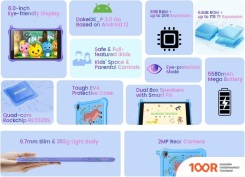 Планшет Blackview TAB 5 KIDS 3GB/64GB (ГОЛУБОЙ) (226764)