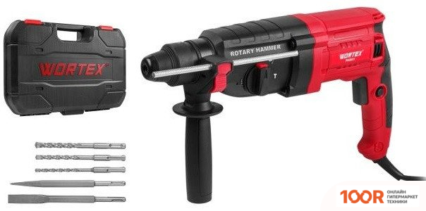 Перфоратор Wortex RH 2831 1333520 (КЕЙС) (226058)