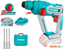 Перфоратор Total TRHLI201681 (С 1-ИМ АКБ, КЕЙС) (226008)