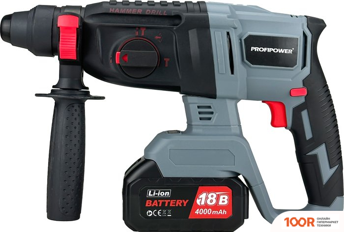 Перфоратор Profipower MKDHR-18V (С 2-МЯ АКБ, КЕЙС) (225958)