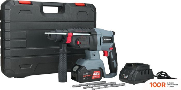 Перфоратор Profipower MKDHR-18V (С 1-ИМ АКБ, КЕЙС) (225957)