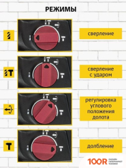 Перфоратор Pioneer Tools RH-M850-01C (КЕЙС) (225954)
