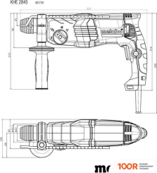 Перфоратор Metabo KHE 2845 601739500 (225851)