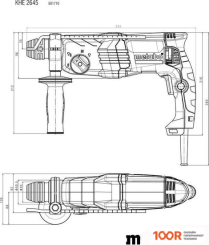 Перфоратор Metabo KHE 2645 601710500 (225848)