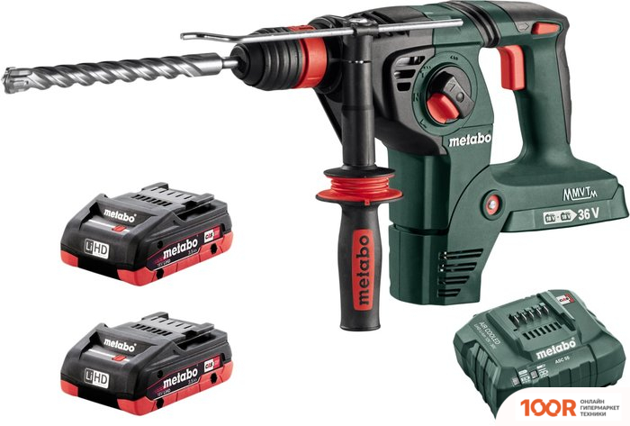 Перфоратор Metabo KHA 36-18 LTX 32 T0349 (С 2-МЯ АКБ) (225845)
