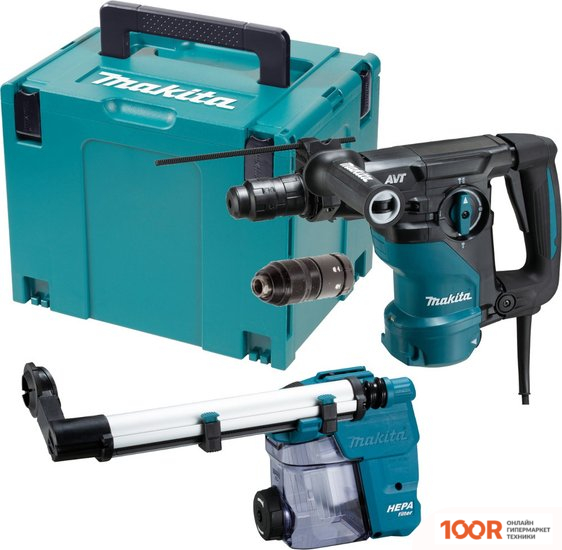 Перфоратор Makita HR3012FCWJ (С СИСТЕМОЙ ПЫЛЕУДАЛЕНИЯ) (225829)