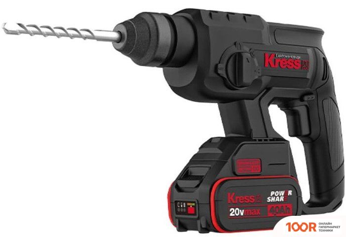 Перфоратор Kress KU390.4 (С 2-МЯ АКБ, КЕЙС) (225780)