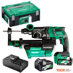 Перфоратор Hikoki DH36DPE WEZ (С 2-МЯ АКБ, КЕЙС) (225714)
