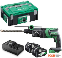 Перфоратор Hikoki DH36DPE (С 2-МЯ АКБ, КЕЙС) (225713)