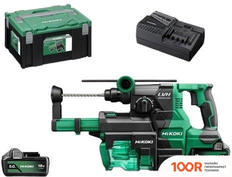 Перфоратор Hikoki DH1826DA WUZ (С 2-МЯ АКБ, КЕЙС) (225693)