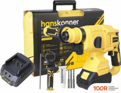 Перфоратор Hanskonner HRH2024BL (С 1-ИМ АКБ, КЕЙС) (225690)