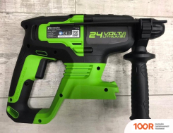 Перфоратор Greenworks GD24SDS2 3803007UA (С 1-ИМ АКБ 2AH) (225678)