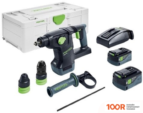 Перфоратор Festool KHC 18 5.0 EBI-PLUS 577448 (С 2-МЯ АКБ, КЕЙС) (225662)