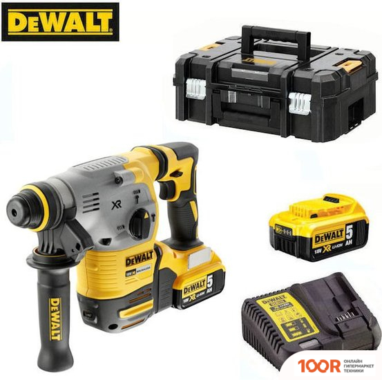 Перфоратор DeWalt DCH283P2-QW (С 2-МЯ АКБ, КЕЙС) (225553)