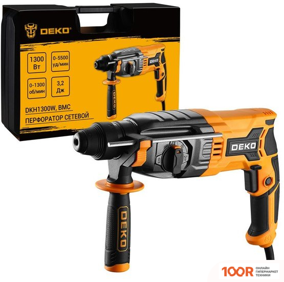 Перфоратор Deko DKH1300W 083-1062 (КЕЙС) (225484)