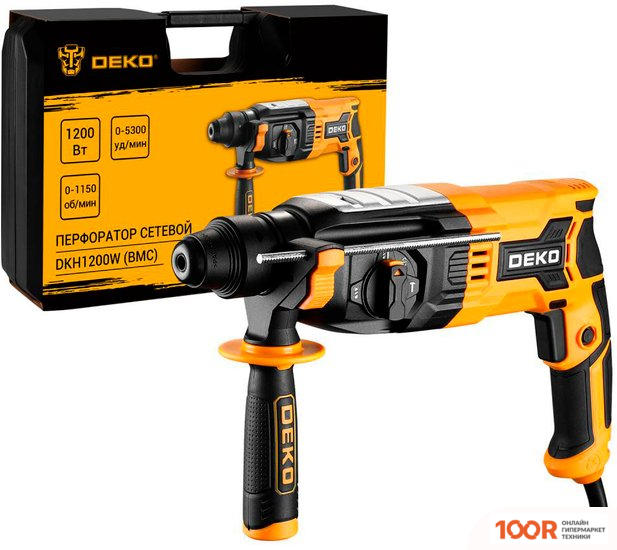 Перфоратор Deko DKH1200W (КЕЙС) (225481)