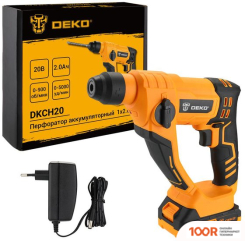 Перфоратор Deko DKCH20 (С 1-ИМ АКБ) (225472)