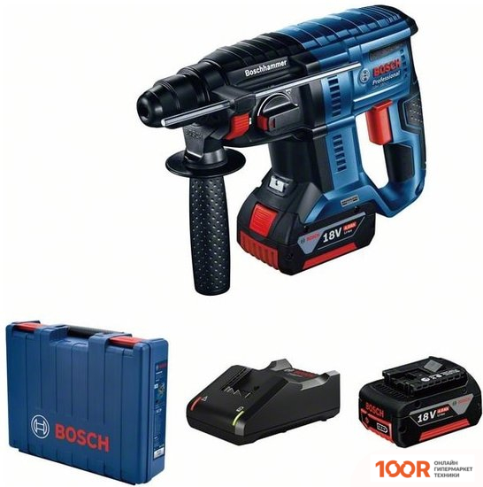 Перфоратор Bosch GBH 180-LI PROFESSIONAL 0611911121 (С 2-МЯ АКБ, КЕЙС) (225372)