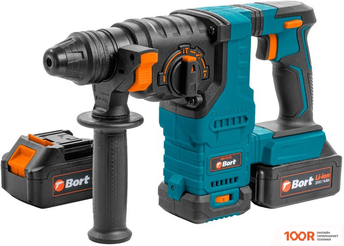 Перфоратор Bort BHD-21LI-BL 93413410 (С 2-МЯ АКБ, КЕЙС) (225368)