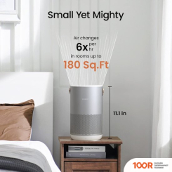 SmartMi AIR PURIFIER P1 ZMKQJHQP12 (МЕЖДУНАРОДНАЯ ВЕРСИЯ, СЕРЕБРИСТЫЙ) (224953)