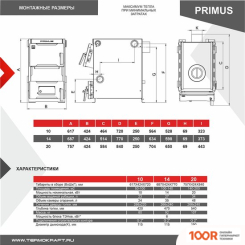 Отопительный котел Термокрафт PRIMUS 10 КВТ (224343)