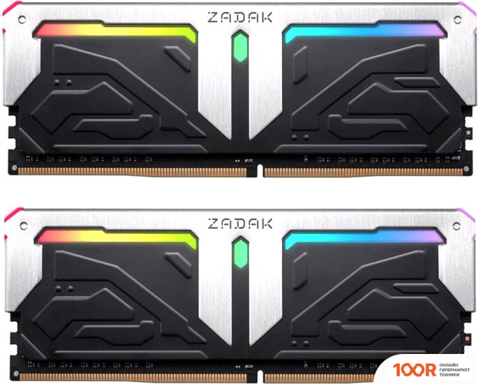Оперативная память Zadak SPARK RGB 2X8ГБ DDR4 3200 МГЦ ZD4-SPR32C28-16GYB2 (223324)